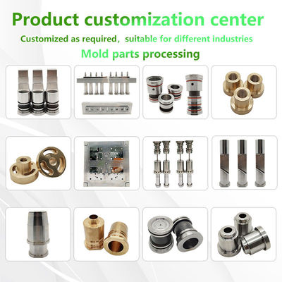 Milling Square Precision Mold Parts , YK30 40Cr SKD61 S45C CNC Machine Tool Parts